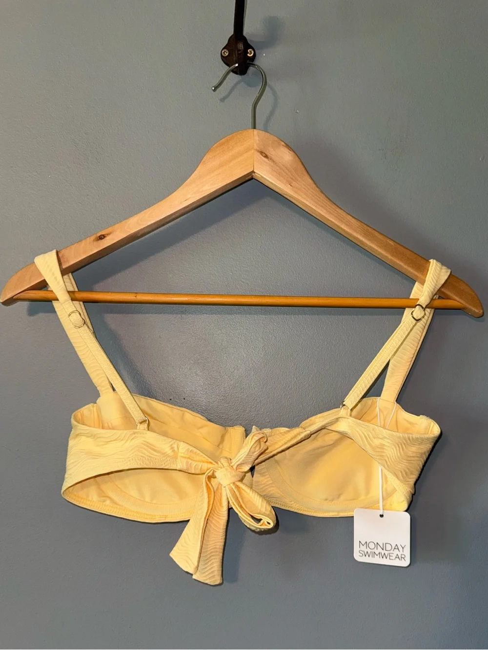 Monday Swimwear Clovelly Yellow wave bikini Swimsuit
